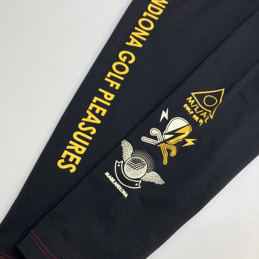 サイズ：50 MARK&amp;LONA マークアンドロナ  長袖 インナーTシャツ  ブラック系 [240101463086] ゴルフウェア メンズ ストスト サイズ：50 MARK&LONA マークアンドロナ 長袖 インナーTシャツ
