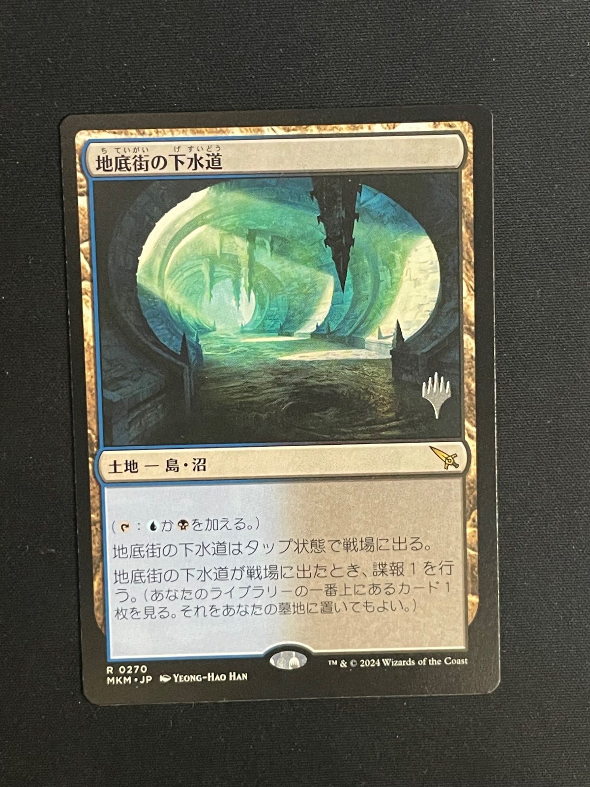 MTG・土地】地底街の下水道（プロモパック版） - メルカリ
