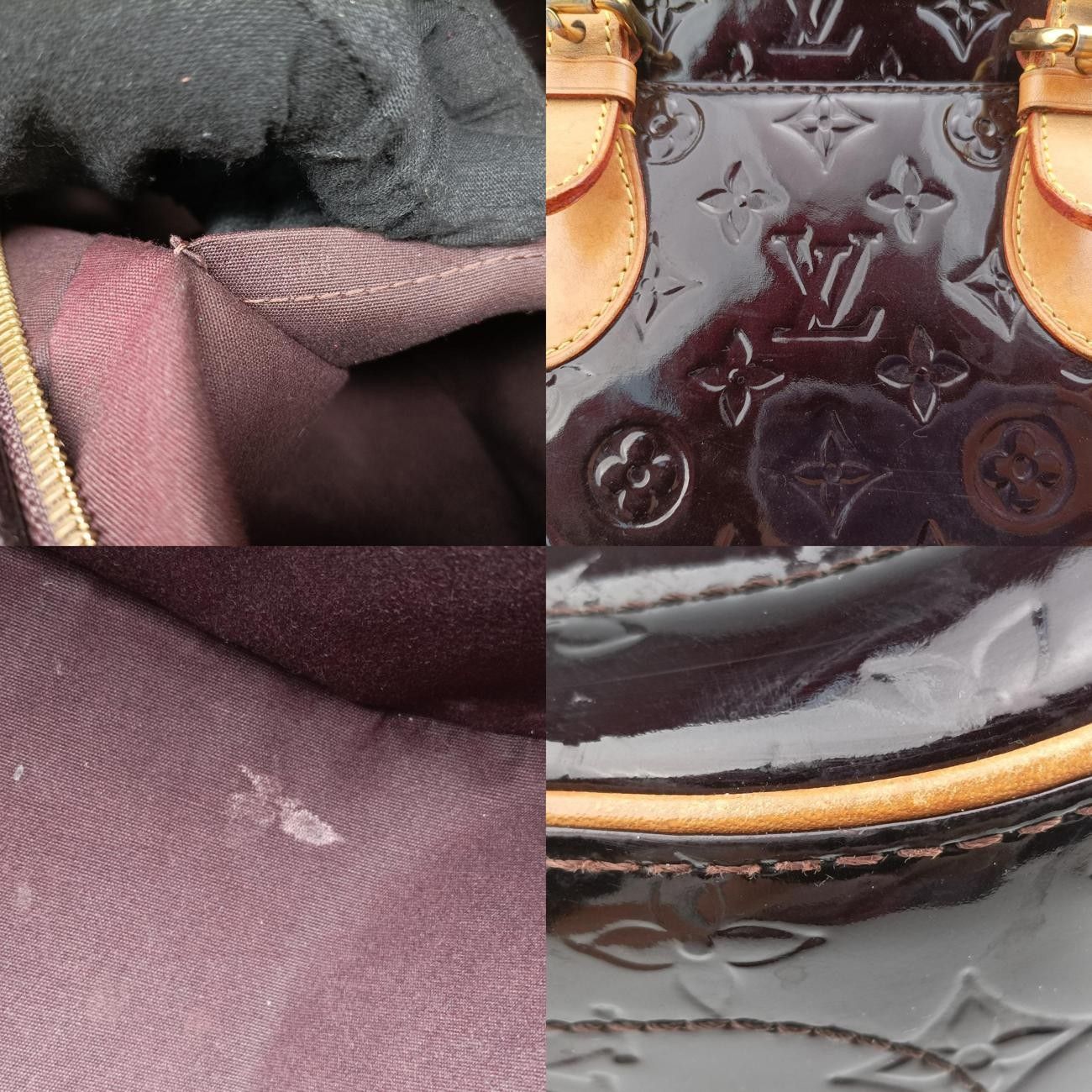 Louis Vuitton 極美品 ヴェルニ サミットドライブ アマラント ルイヴィトン サミット・ドライブ ヴェルニ アマラント