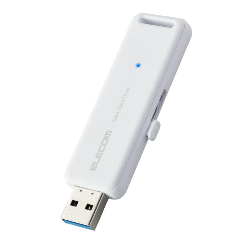 エレコム 外付けssd 500GB コンパクト ポータブル PS5|PS4対応 メーカー動作 済 USB3.2 Gen1 ESD-EMB0500GWH