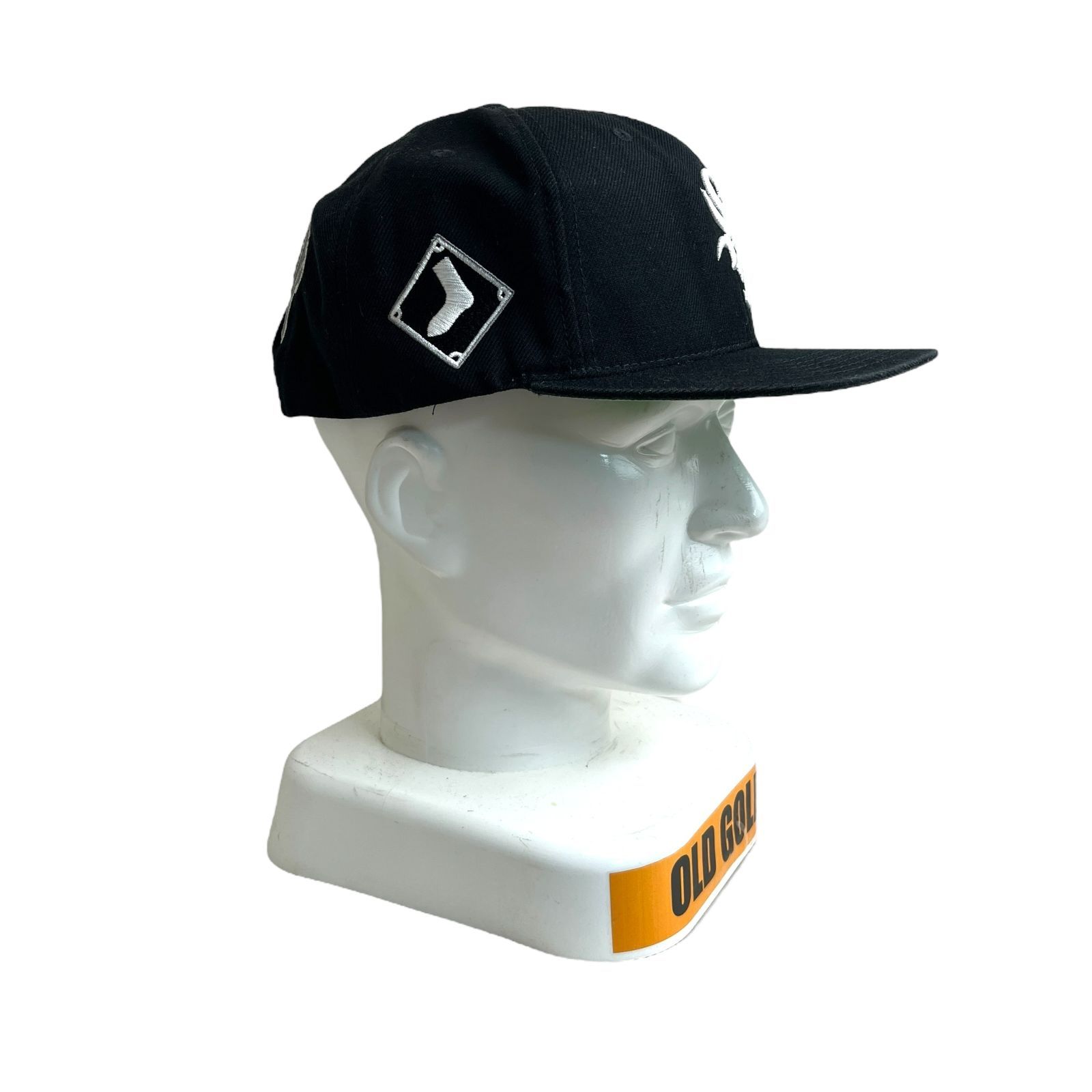 ホワイトソックス　ヴィンテージ　ベースボールキャップ　ブラック　野球帽子 キャップ/帽子】MLB White Sox (ホワイトソックス) Cooperstown
