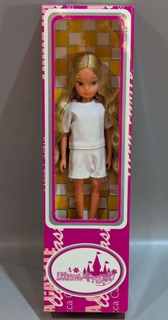 リトルファクトリー リカちゃんキャッスル 2021年度版 復刻版初代リカちゃん-17 日焼け肌|真ん中分けウェーブ ゴールデンブロンド 12541