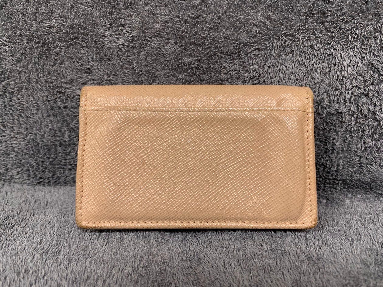中古 プラダ 名刺入れ レディース ブランド PRADA サフィアーノ 