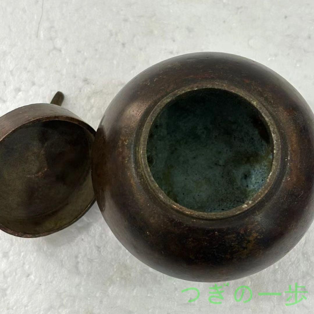 三本足 鳳蓋茶筒 茶道具 香道具 工芸品 美術品 置物 - メルカリ