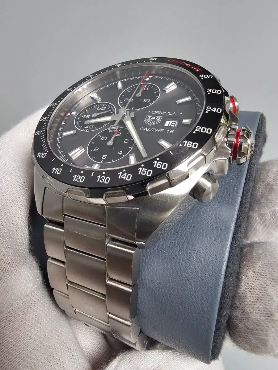  タグ ホイヤー フォーミュラ1 クロノグラフ キャリバー16 オート 時計 caz2012 ネイビー系 自動巻き時計 腕時計(アナログ)