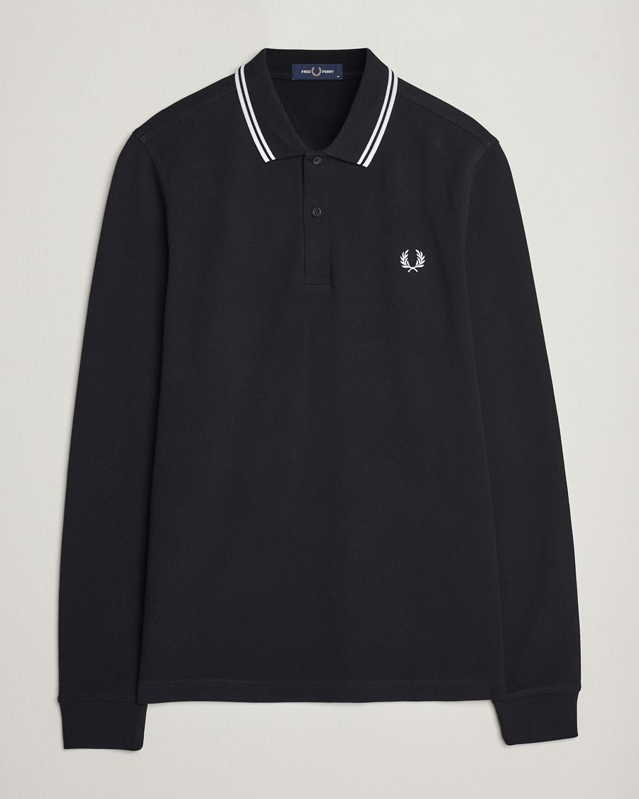 FRED PERRY LONG SLEEVE TWIN TIPPED POLO