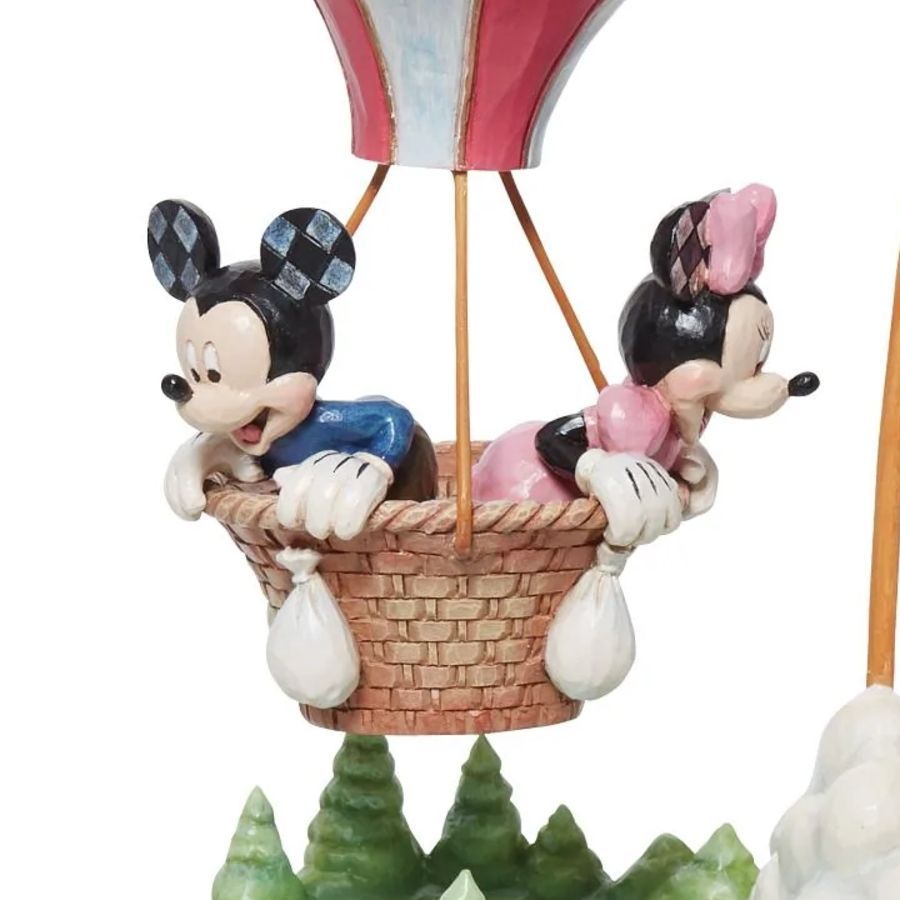 ミッキー＆ミニー ハートエアバルーン Jim Shore ジムショア Disney