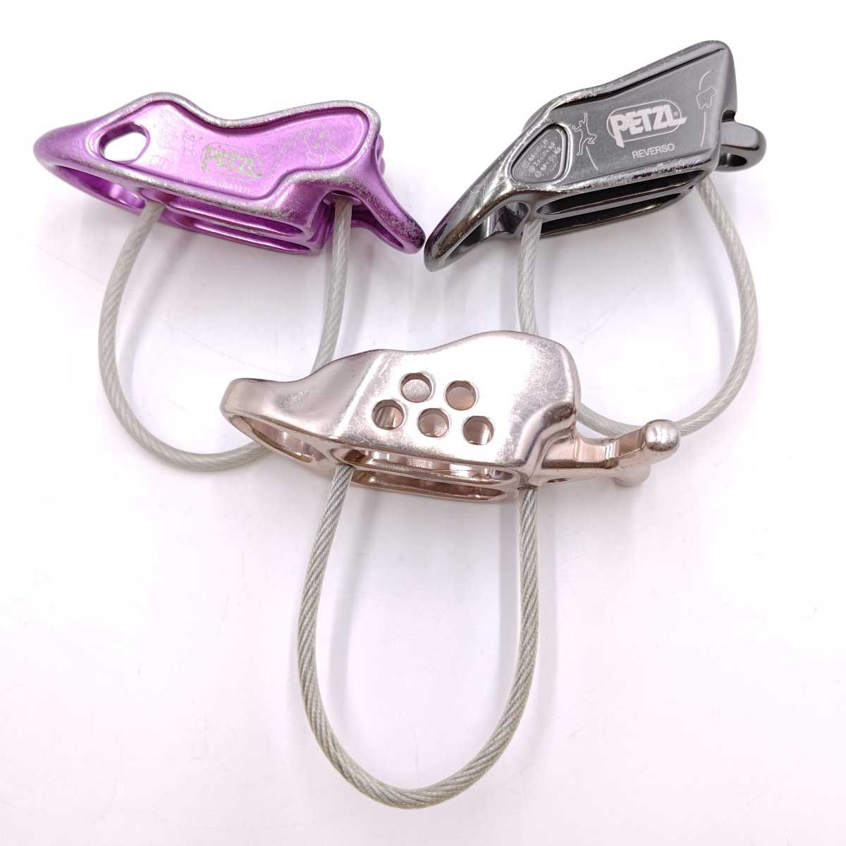 3点セット ペツル PETZL REVERSO ルベルソ 4 グリベル GRIVEL MASTER PRO マスタープロ ビレイデバイス 登山 クライミング 高所作業 レスキュー