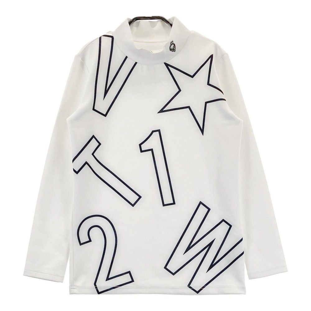 【新品】ヴィトゥエルヴ　ゴルフ　レディース　シャツ　白　Sサイズ ハイネックシャツ レディース V12 ゴルフ ヴィ・トゥエルブ ゴルフ