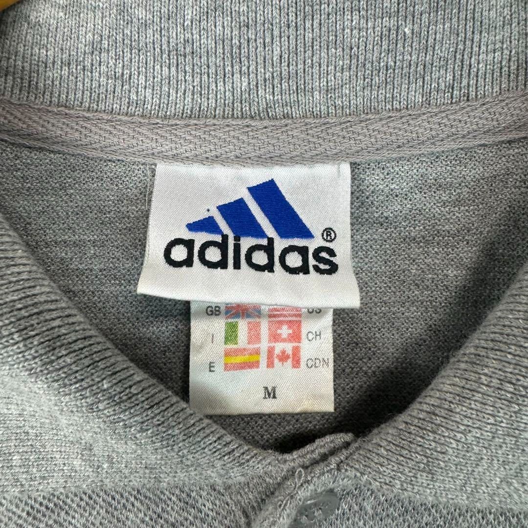 90s adidas アディダス ポロシャツ 半袖 ワンポイントロゴ ロゴ