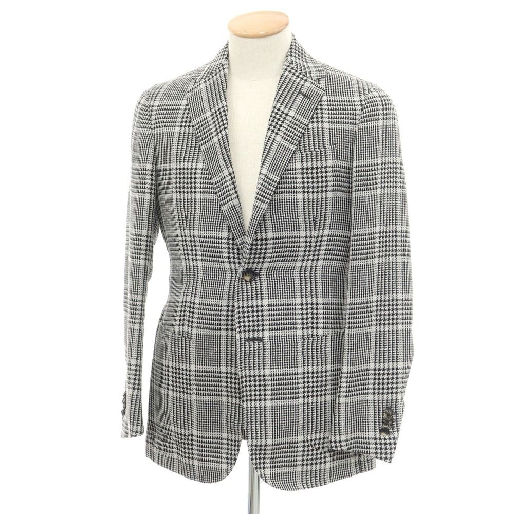 中古】スティレ ラティーノ STILE LATINO リネンシルクウール チェック 