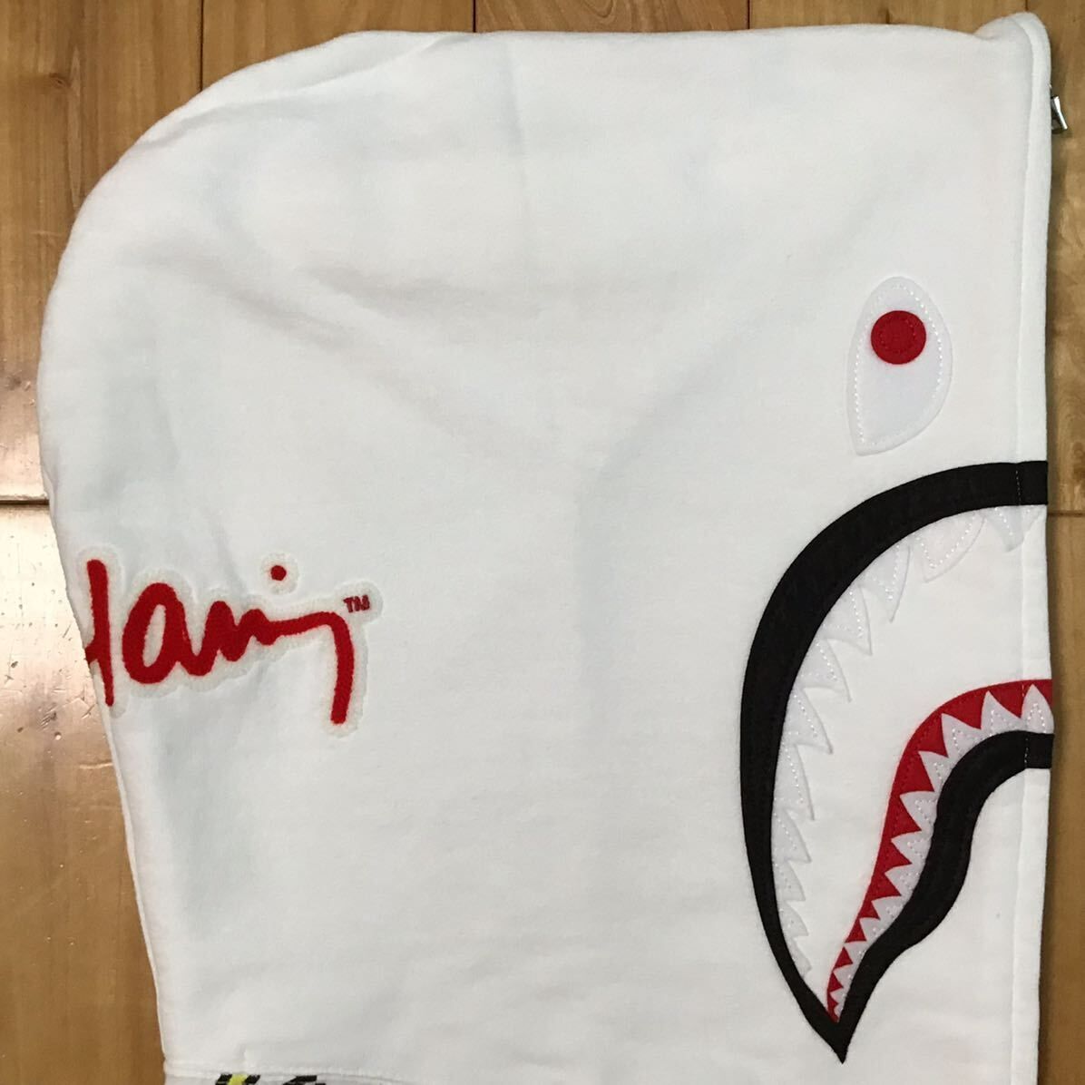 ☆XL☆ キースヘリング × BAPE シャーク パーカー KEITH HARING shark  