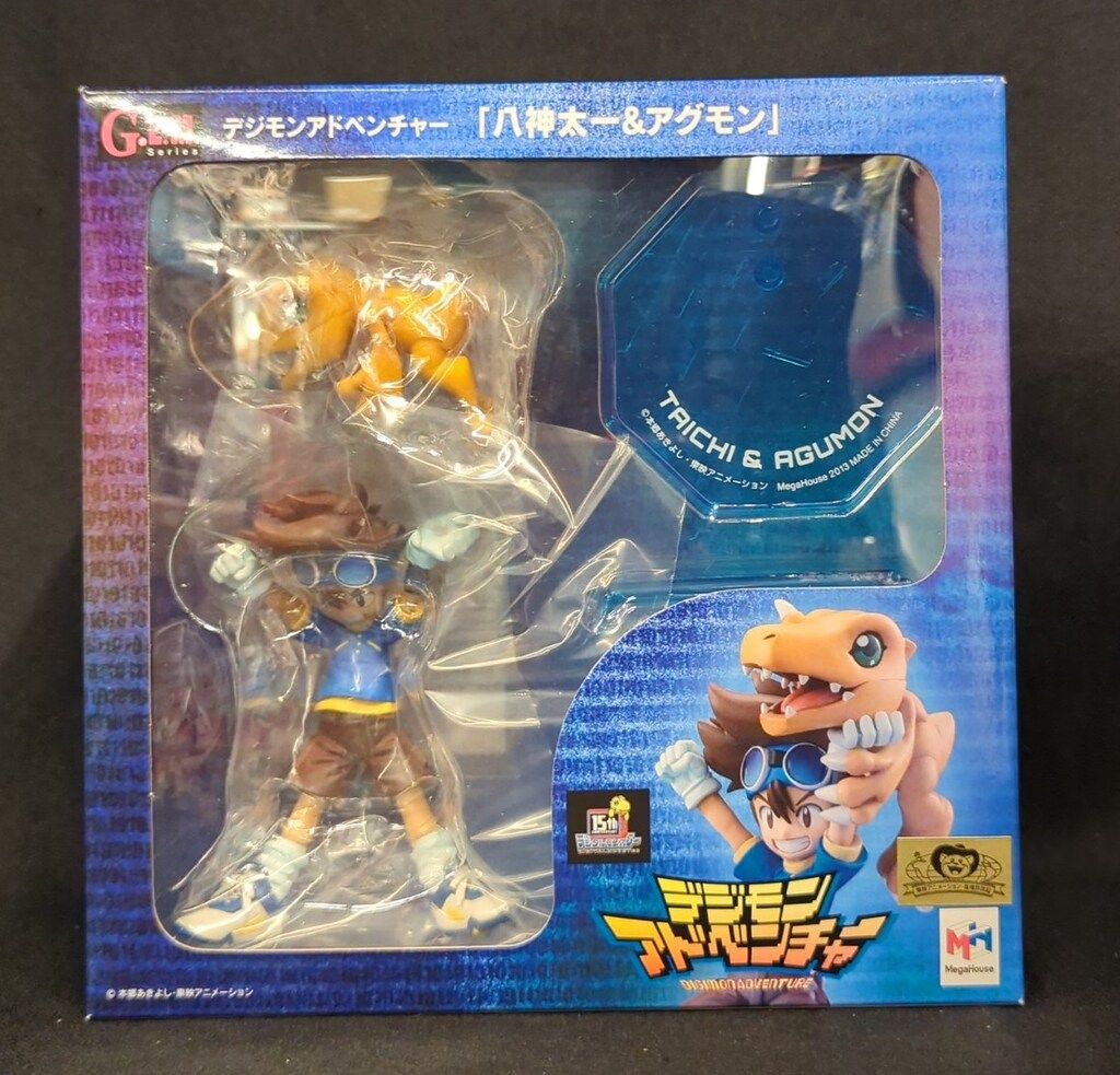 メガハウス G.E.M. デジモンアドベンチャー 八神太一&アグモン