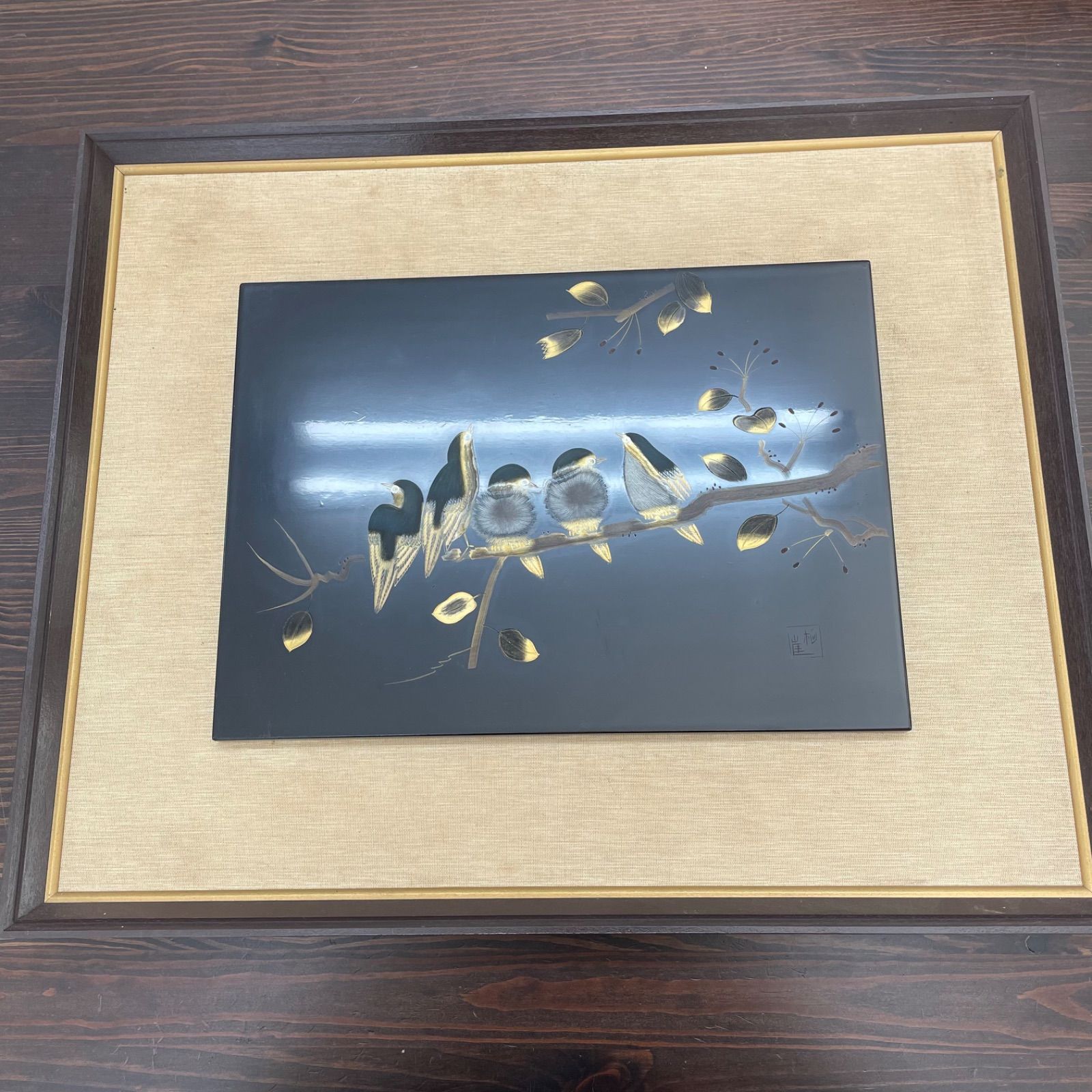 ⚠️最終値下げ！輪島塗 絵画 古坂梄崖 ⚠️最終値下げ！輪島塗 絵画 古坂梄崖 - メルカリ