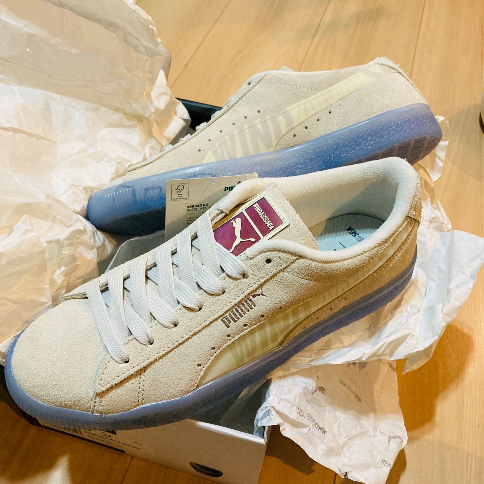 【即完売サイズ】PUMA WIND AND SEA SUEDE VTG