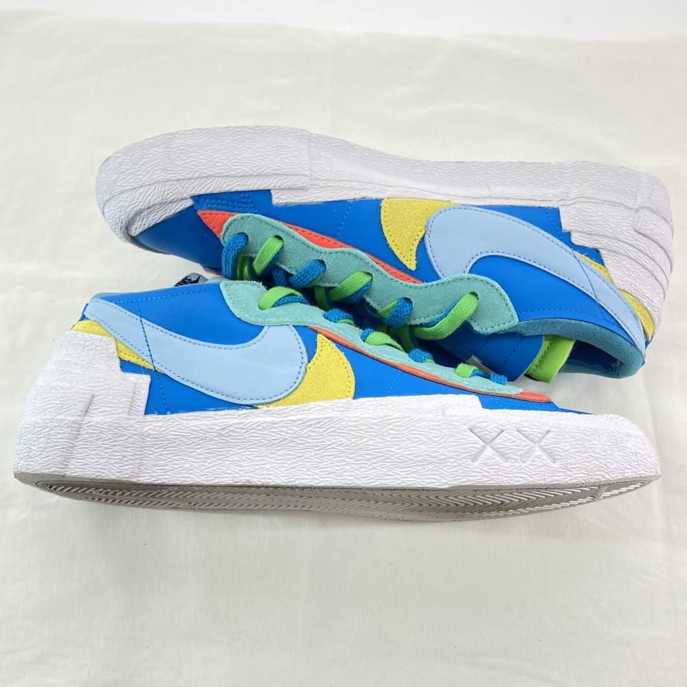 NIKE BLAZER KAWS × sacai Low Neptune Blue 27 cm ナイキ ブレザー カウズ×サカイ ブレーザー ロー ネプチューン ブルー 17