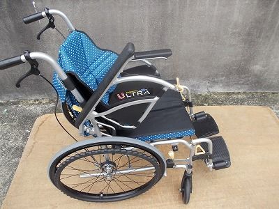  一部地域を除く 自走式車椅子 ウルトラシリーズ NA-U 2 W レッグサポートなし TS-25-1020-03 自走用車椅子 車椅子