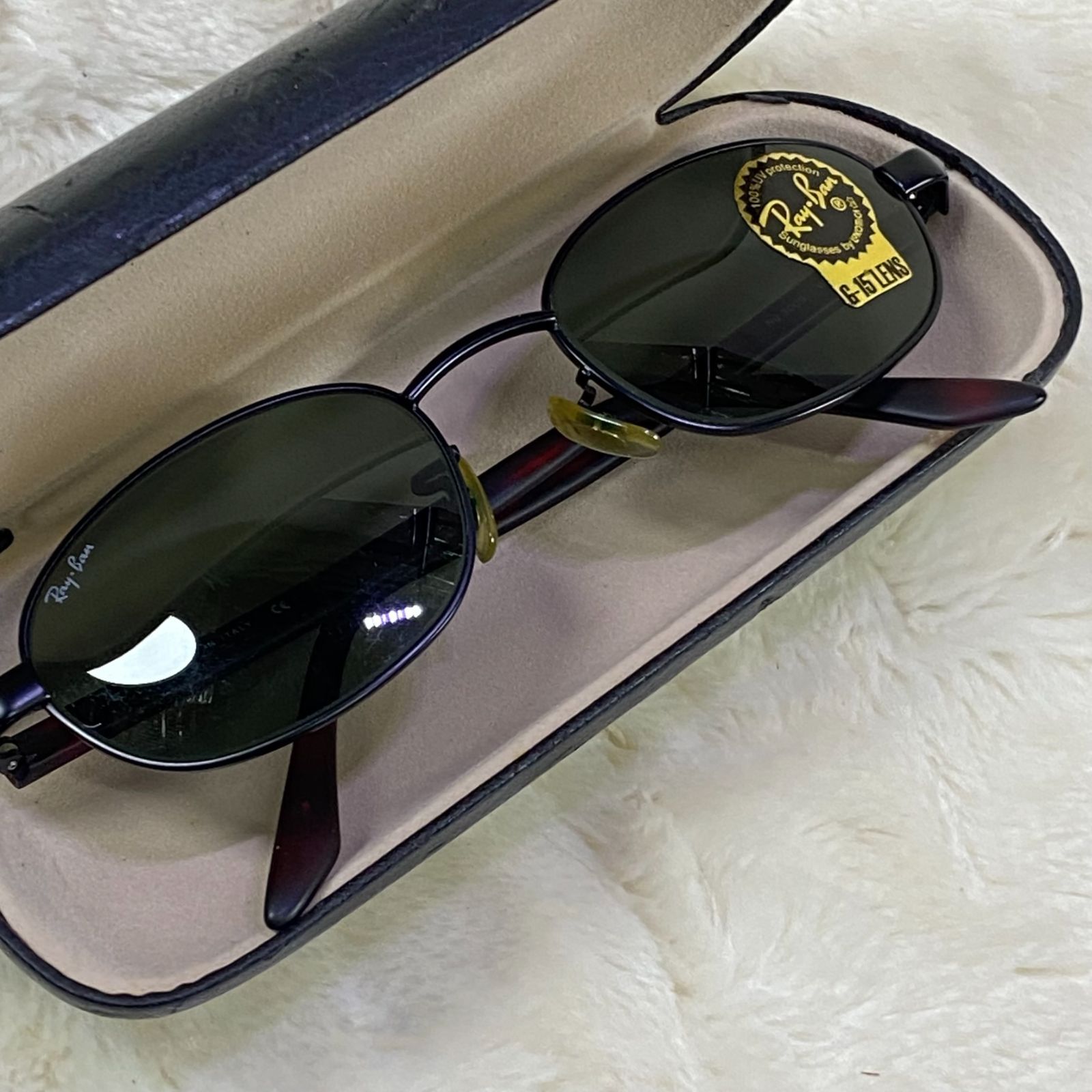 ヴィンテージ Ray-Ban・レイバン サングラス オーバル べっ甲