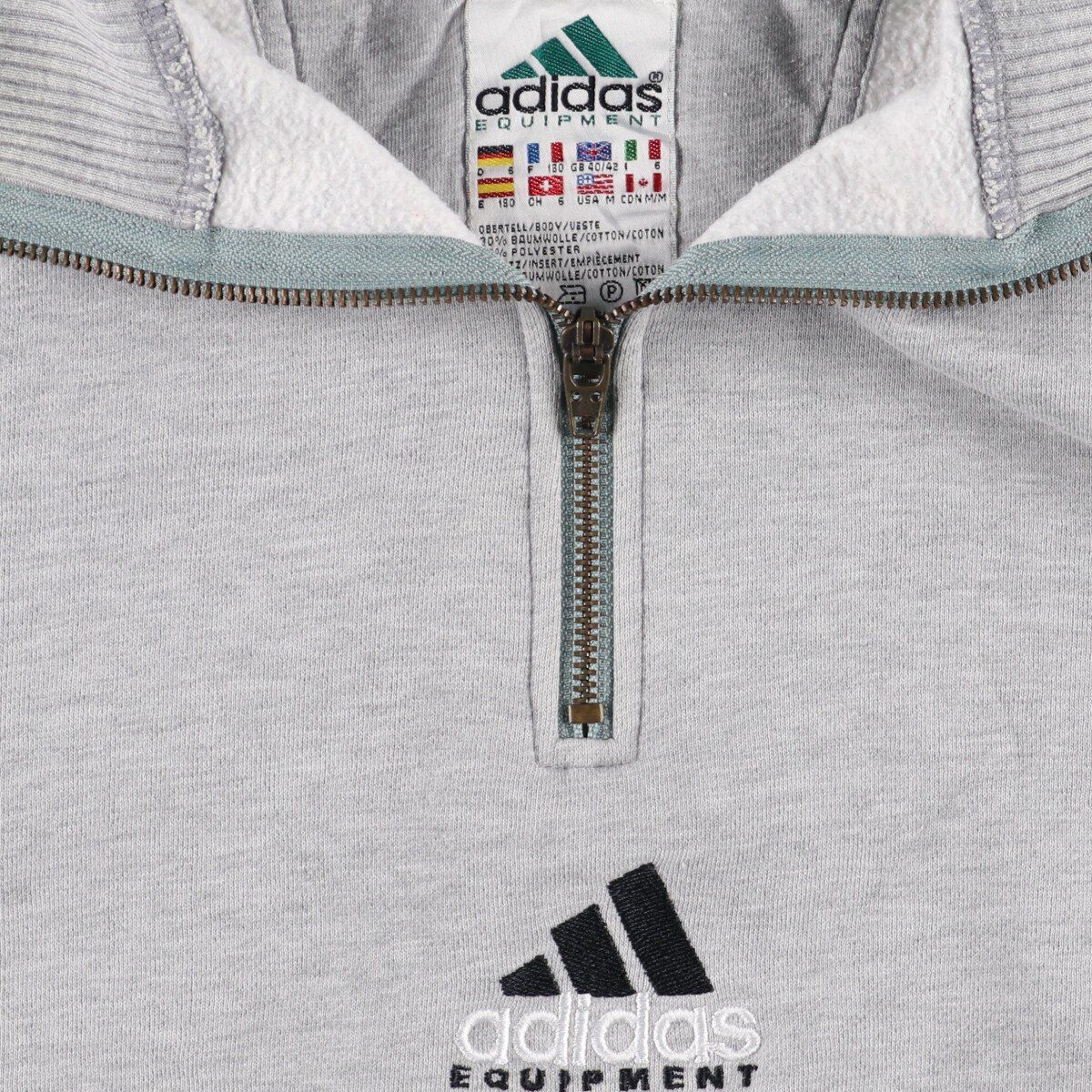 古着 90年代 アディダス adidas EQUIPMENT エキップメント ハーフ