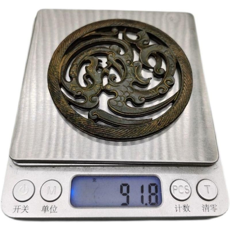 透かし彫り中華華表龍騰流雲幡龍柱 銅製品 装飾品 工芸品 置物