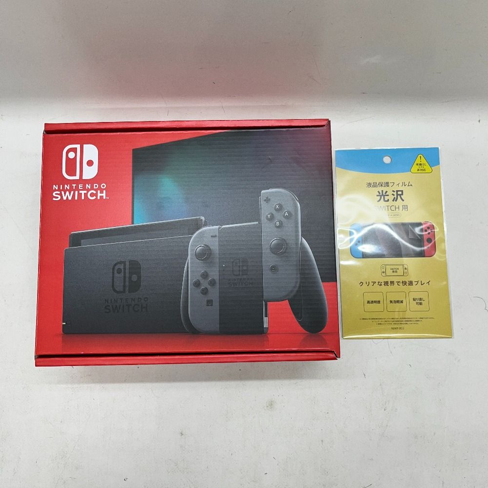 06w5738 ニンテンドー スイッチ 新型 グレー 未使用品 ゲームハード 