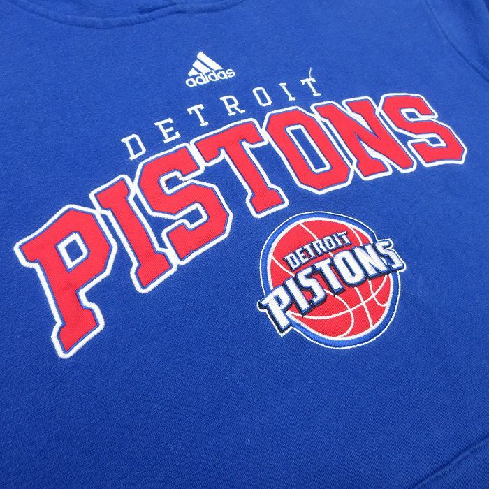L/古着 アディダス adidas 長袖 スウェット パーカー メンズ NBA