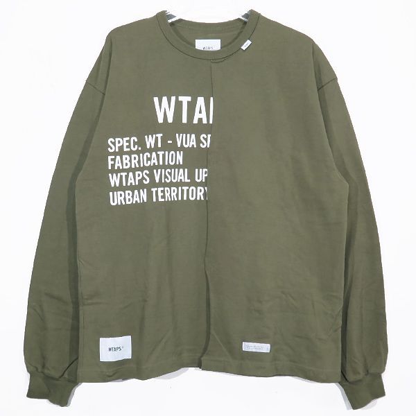 WTAPS ロングスリーブ Tシャツ オリーブ Mサイズ WTAPS® ロング