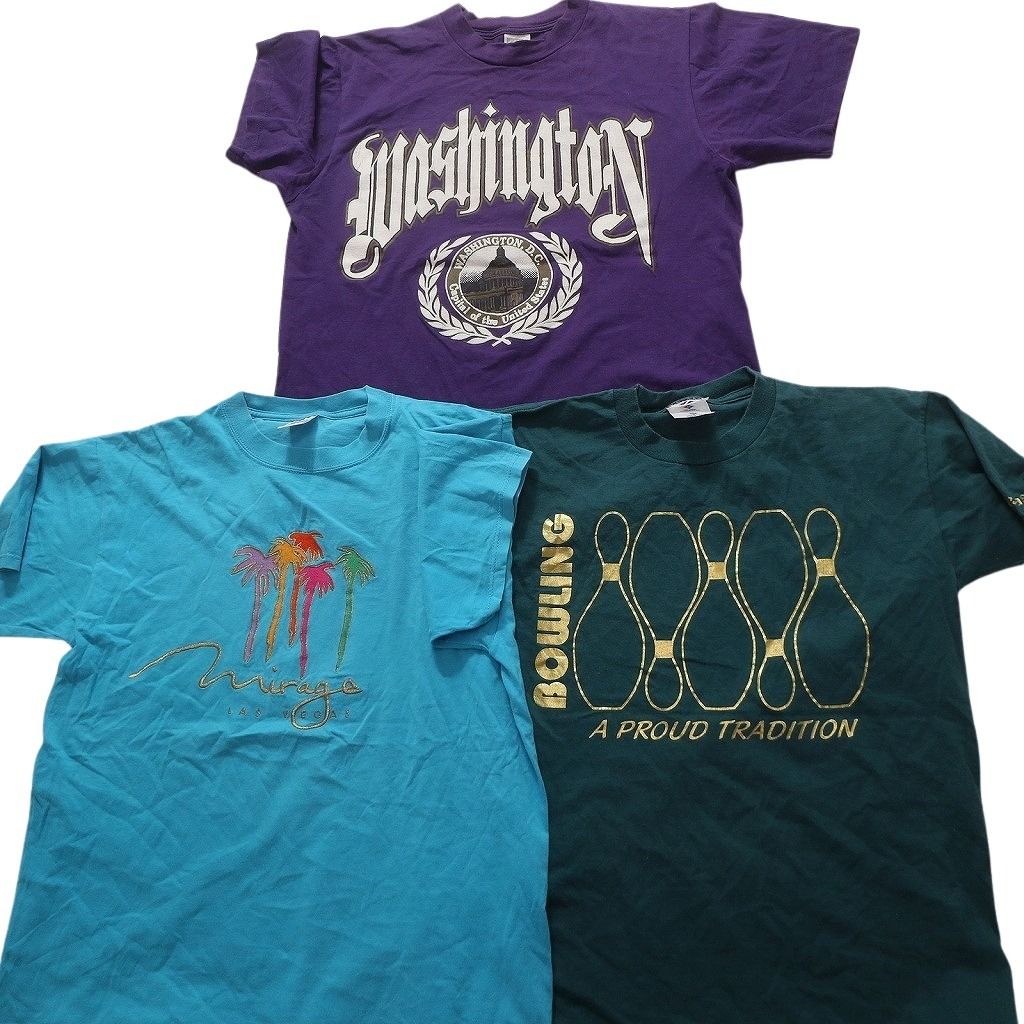 2025，HOT 古着卸 まとめ売り USA製 半袖Tシャツ 14枚セット (メンズ XL /2XL /3XL ) ヘインズ ヒューストン ARMY ミリタリー NB7279 1円スタート