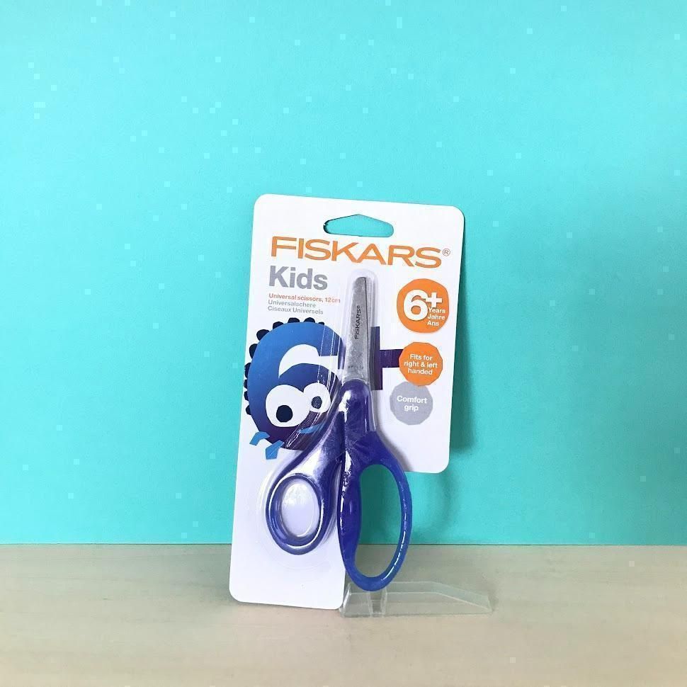 Fiskars キッズ はさみ 紫→ブルー 12cm - メルカリ