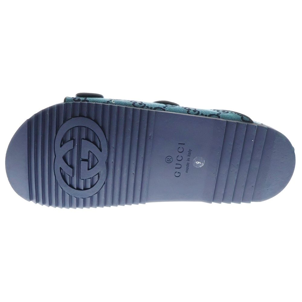 GUCCI (グッチ) 人気 GG canvas Sandals GG柄ロゴ 金具 キャンバス