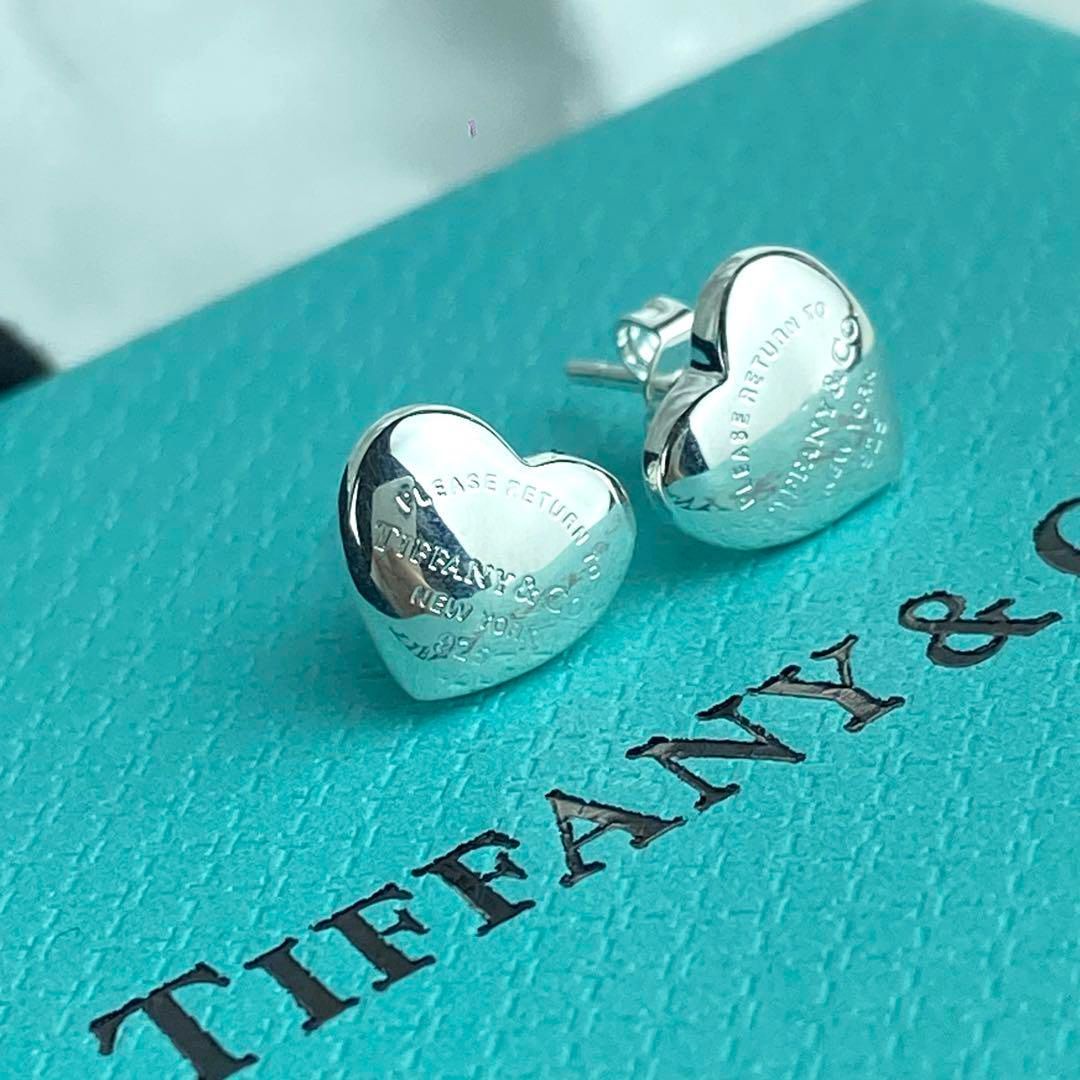 ✨新品✨TIFFANY & Co. レディースRTTハートタグプレートピアス  @July jewelry