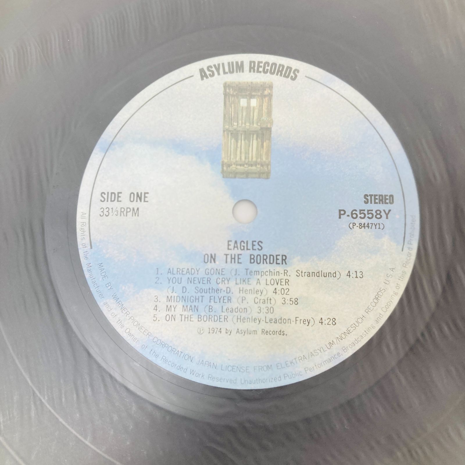 A【希少】LP レコード Eagles イーグルス オン・ザ・ボーダー On