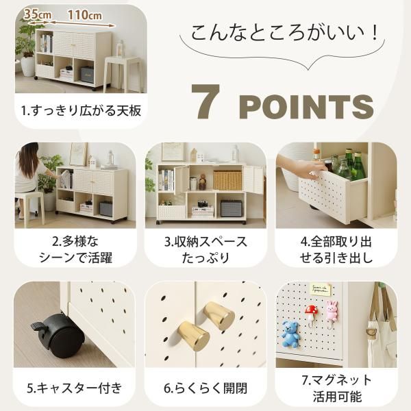 キャスター付き メタル