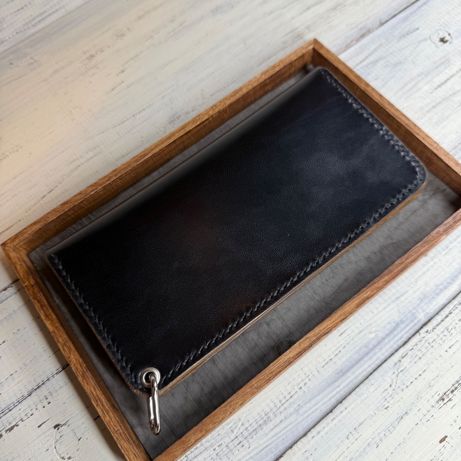 トラッカーウォレット ロング 2層】 ホースバット シルバー TALON