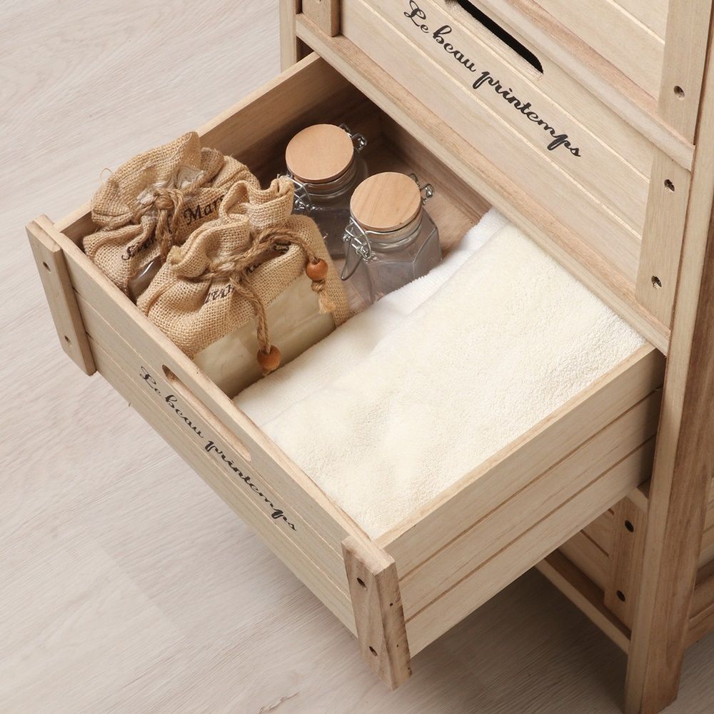 マルチ木製5段ボックス 4124