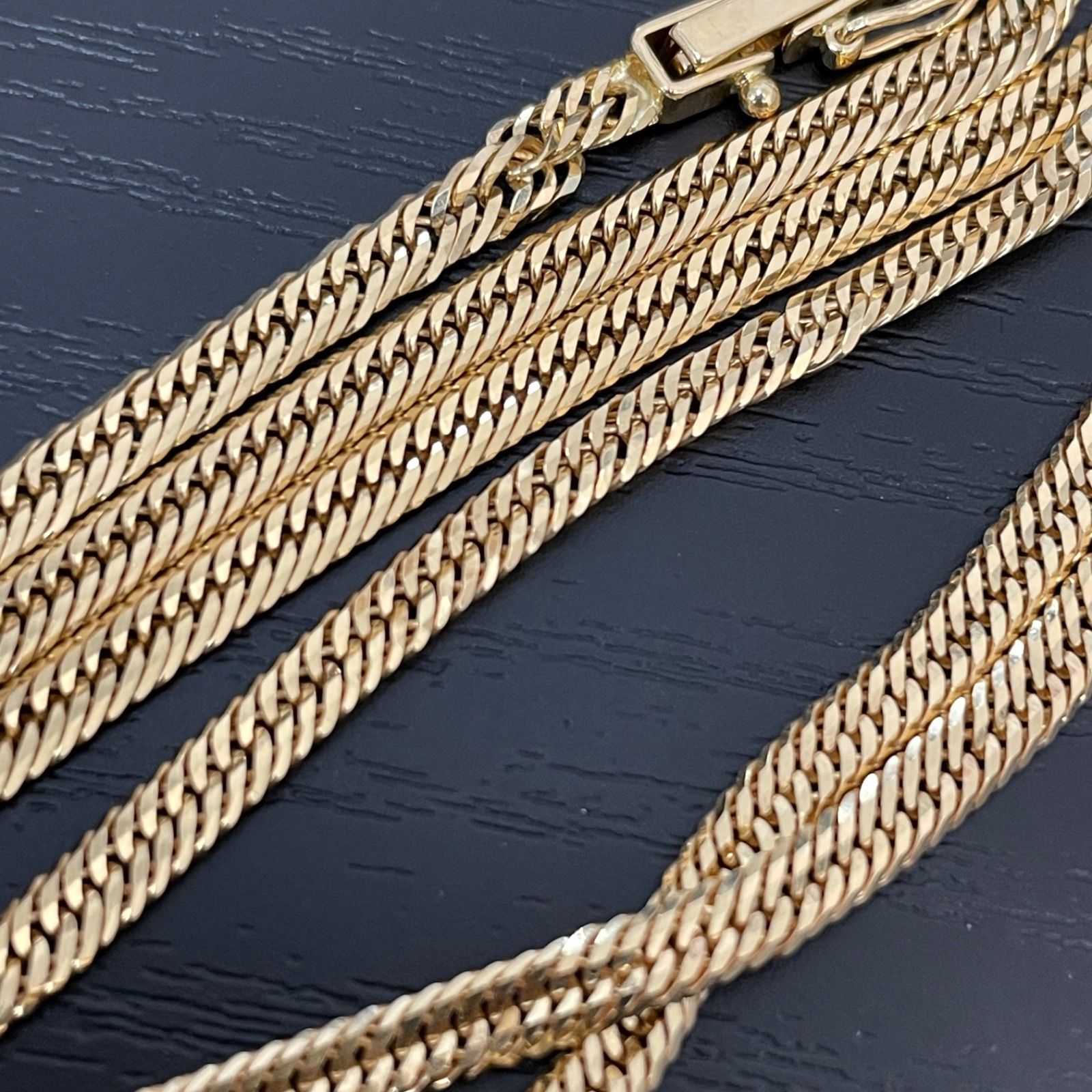 ◾︎【極美品】k18 喜平ネックレス 約12.6g 12面トリプル 約50cm 18金 