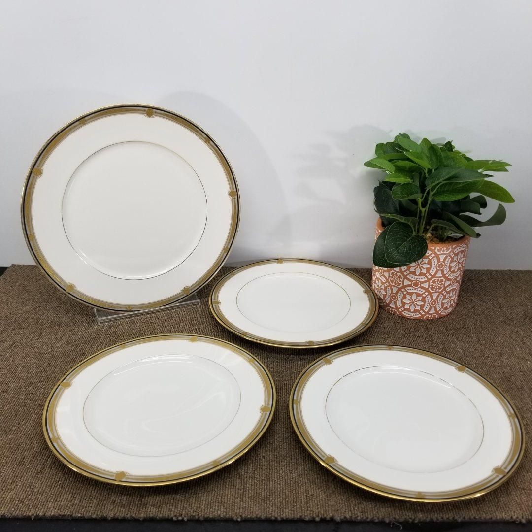 Noritake　ノリタケ　ボーンチャイナ　ディナープレート 　４枚セット　金彩 A7788A10