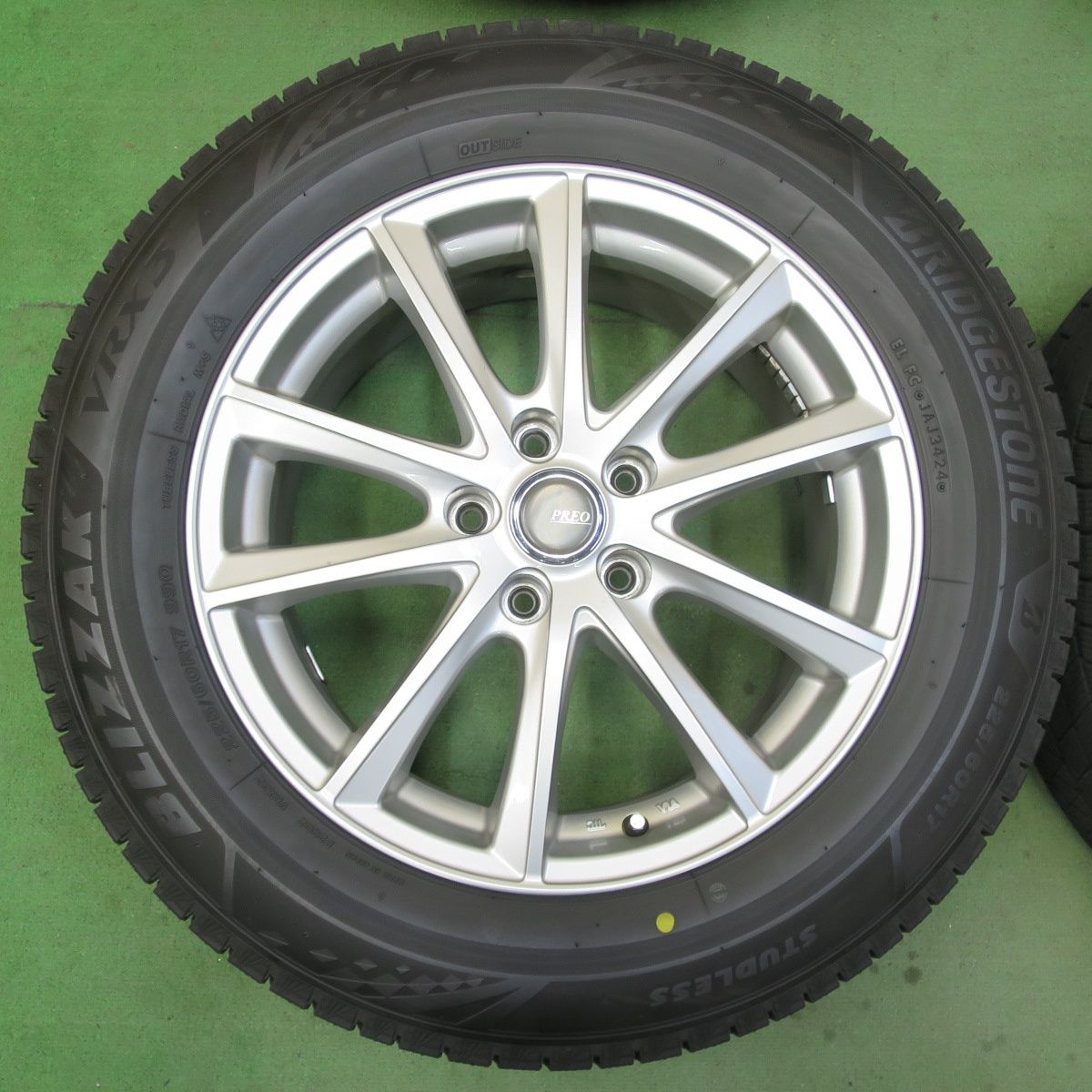 ★バリ溝★BRIDGESTONE ブリジストン BLIZZAK ブリザック★MZ-03★スタッドレス★215/55/R17★ホンダ純正アルミホイール付★4本セット★5穴 即決 超バリ溝 8.5mm BRIDGESTONE ブリヂストン BLIZZAK VRX2