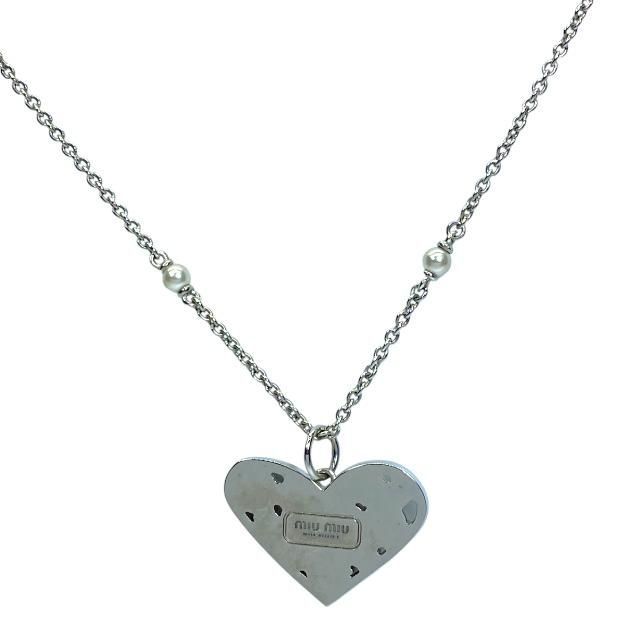 miumiu ミュウミュウ ミクロジュエルチェーンネックレス ペンダント