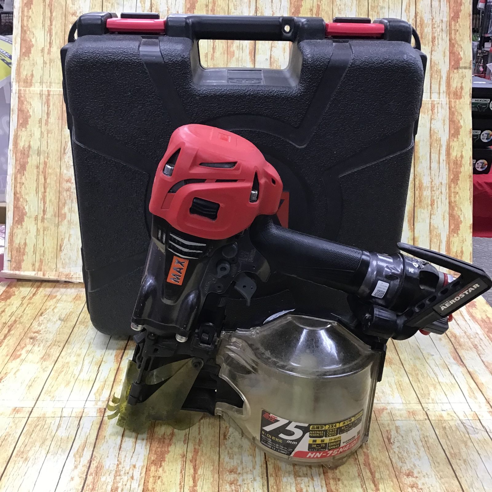 ☆マックス(MAX) 高圧エア釘打ち機 HN-75N4(D)-G【川崎店】 - メルカリ