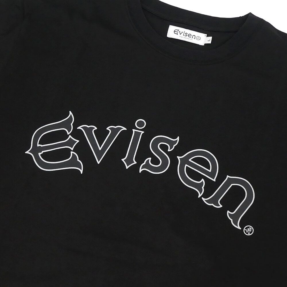 EVISEN LONG SLEEVE エビセン ロングスリーブTシャツ ARCH LOGO BLACK