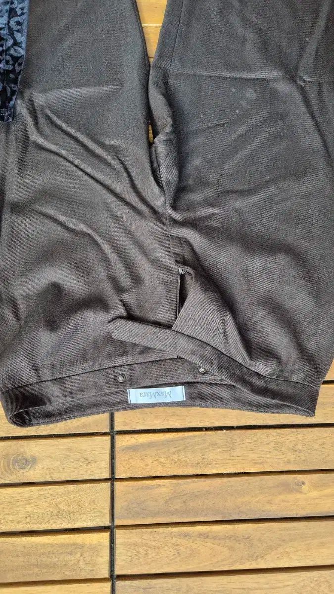 MAX MARA マックスマーラ ブラウン ワイド パンツ