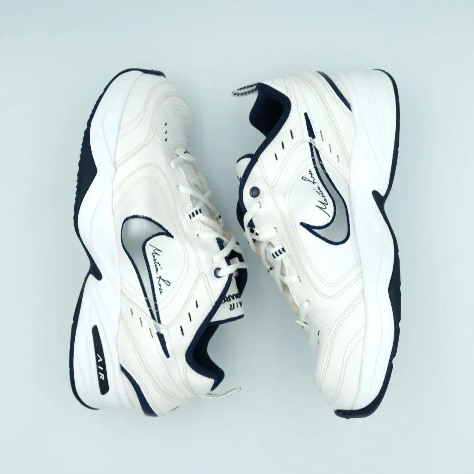 【関税送料込】NIKE Air Monarch IV White Navy NIKE AIR MONARCH Ⅳ エアモナーク 4 ホワイト ブルー (Nike