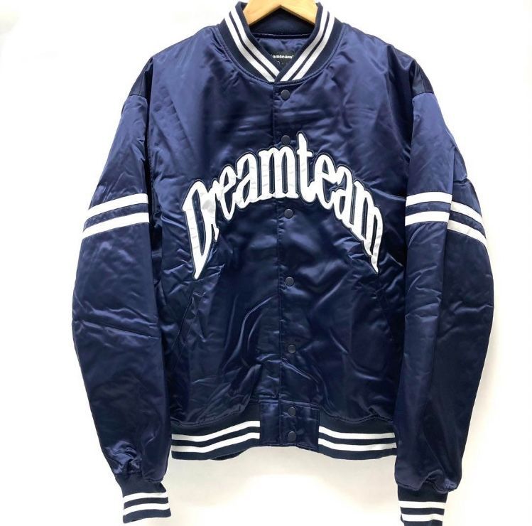 dream team ドリームチーム サテンボンバージャケット サイズL 中古