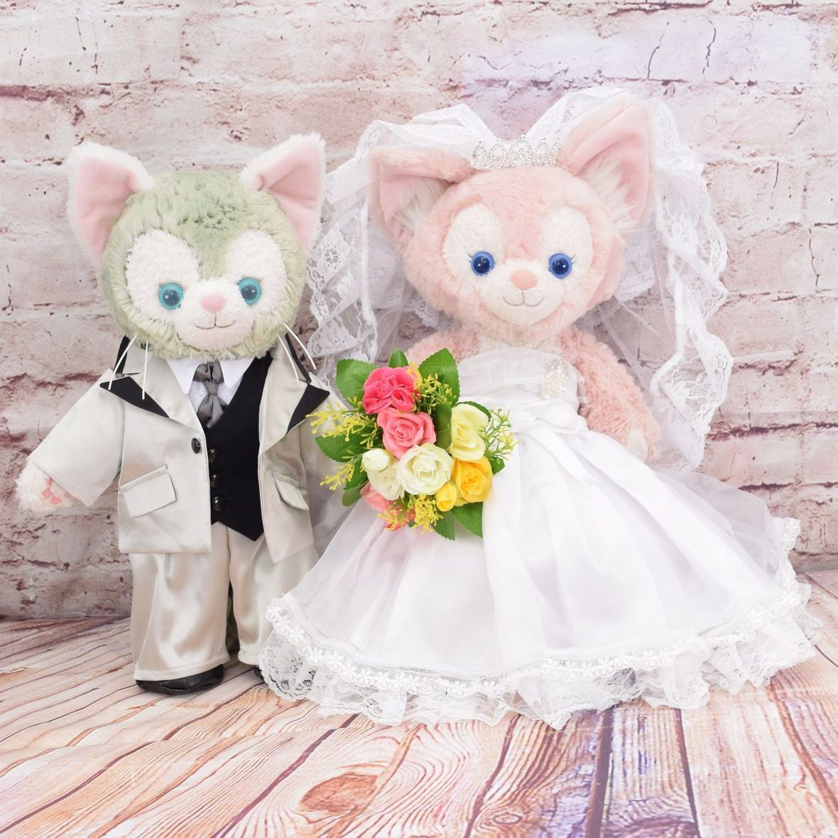 ジェラトーニ＆ステラ・ルー コスチューム ウエディングドレス＆タキシード No.8 改良版 本体無 Sサイズ用 送料無料 : ジェラトーニ ステラ・ルー ウエディング コスチューム