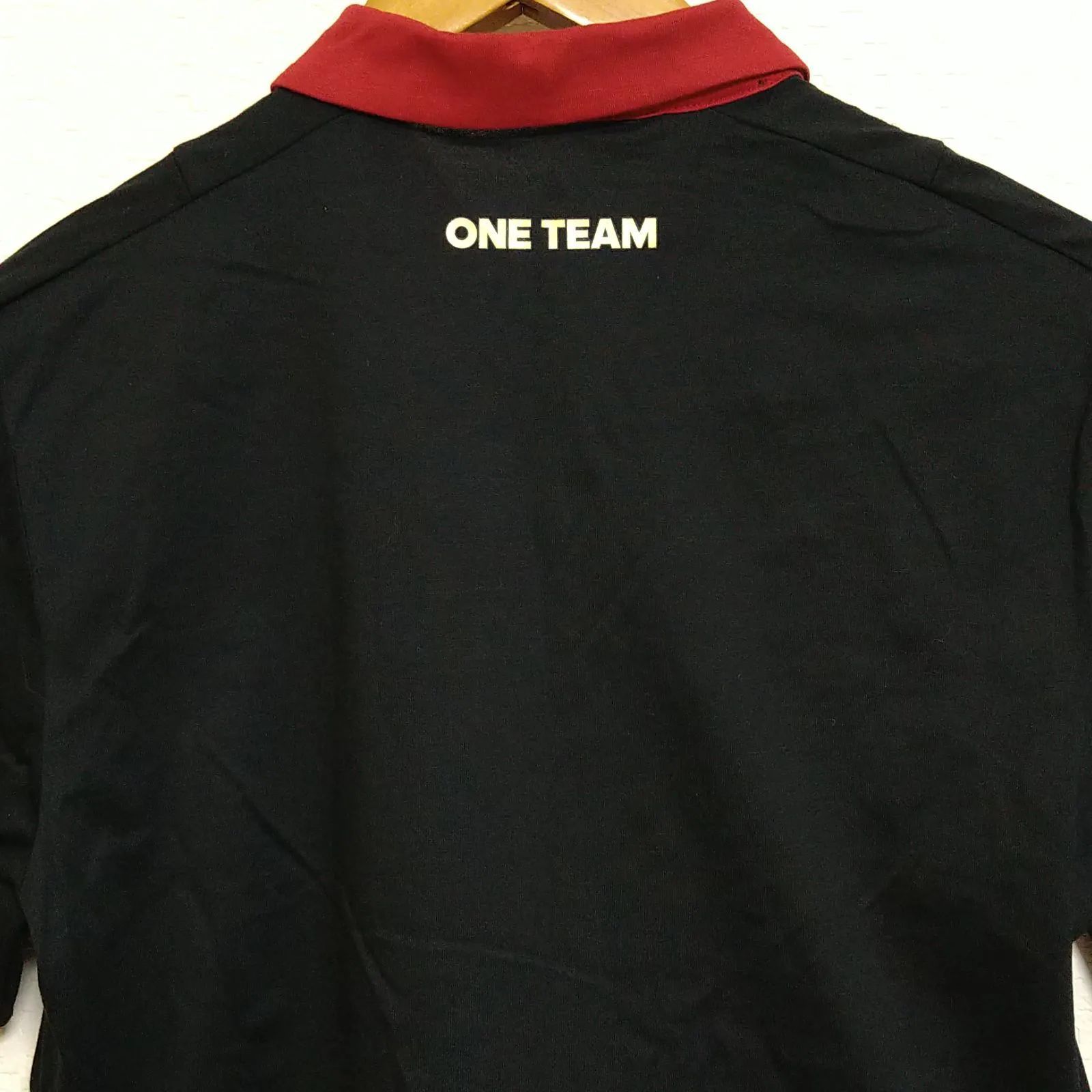 w^)b adidas アディダス ゴルフ ポロシャツ 黒 赤 ブラック レッド