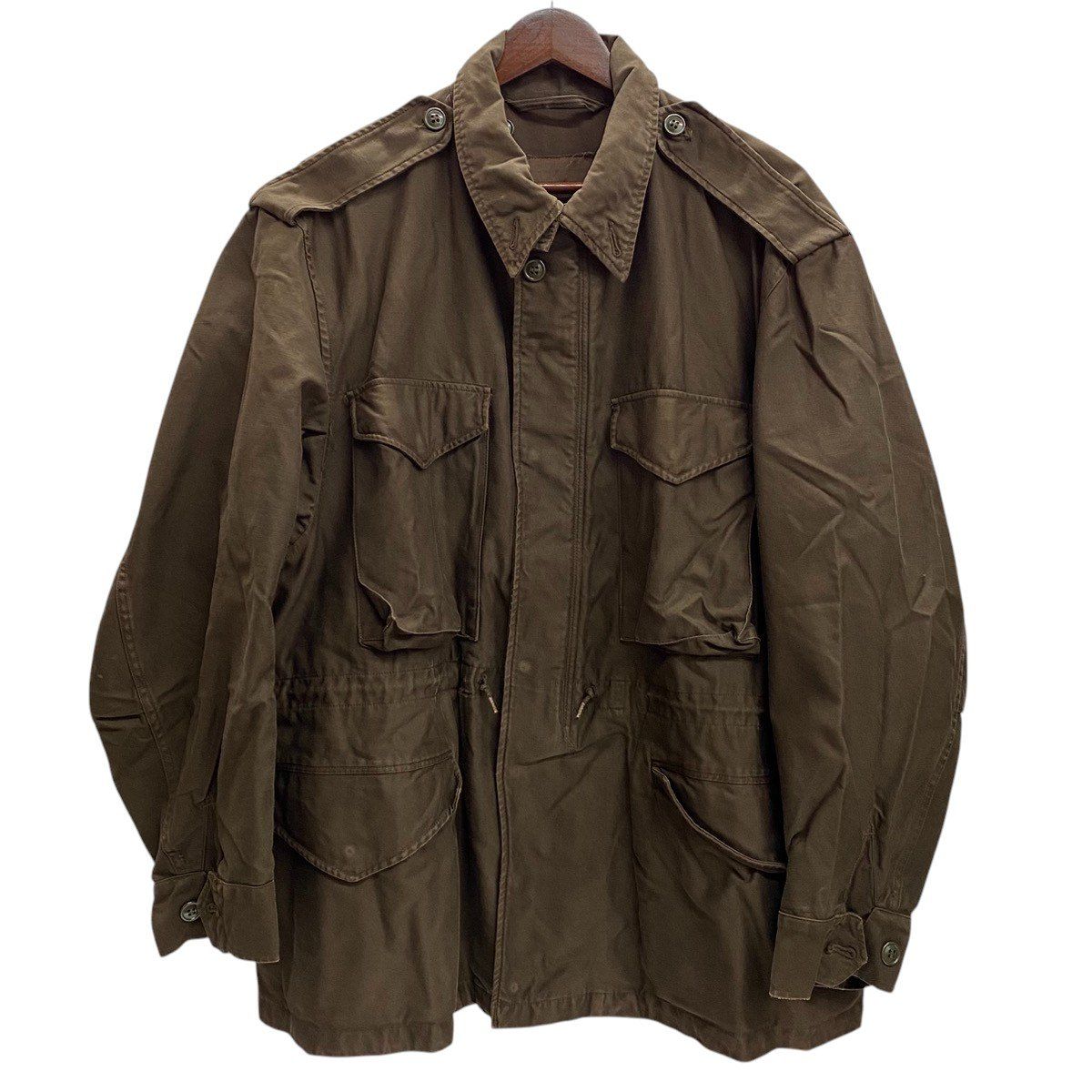 ミリタリー MILITARY 50 s 60 s US.ARMY M-51 フィールドジャケット 後染め ジャケット ブラウン Lサイズ 201MT-4628 VB
