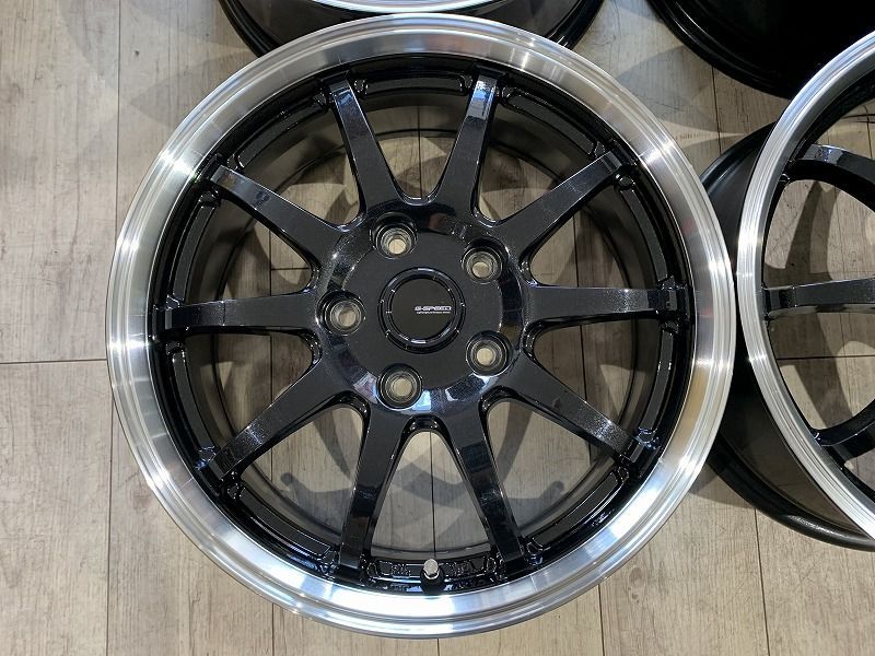 ホイール4本セット G.Speed P-06 ブラック+レッドクリア 15イン… G・SPEED P-06 | ホットスタッフコーポレーション