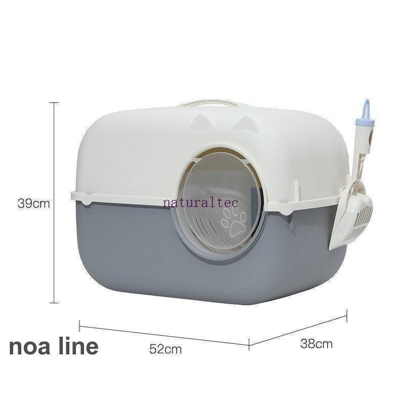 フレッシュな 猫トイレ ネコトイレ スノコ通路式 大型 におい対策 目隠し 猫砂の飛び散ら防止 脱臭 抗菌 スコップ付き 散らかりにくい ねこ 大容量 猫用