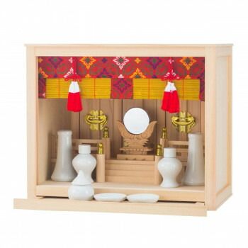 神棚の里 箱宮神棚セット 皐月 13号 神具セット付き